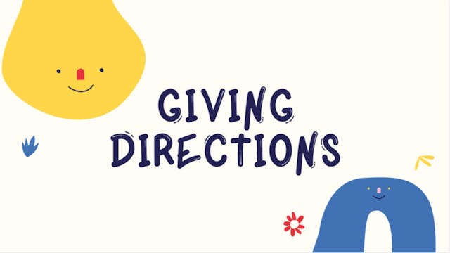61.Prepositions – Giving Directions