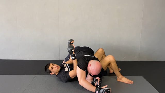 Drill for Cross Position Wiggle Escape