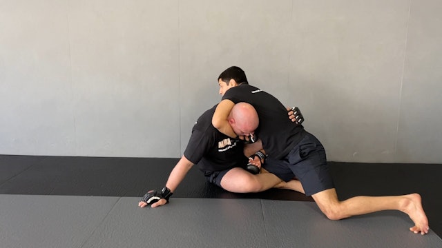Drill for Half Guard Top Cradle Pass 