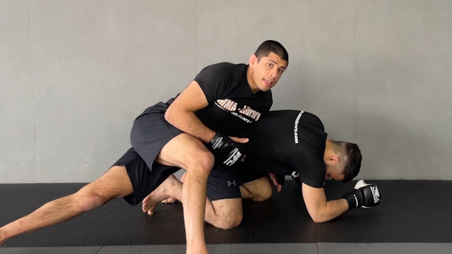 Drill for Front Head Lock Backtake