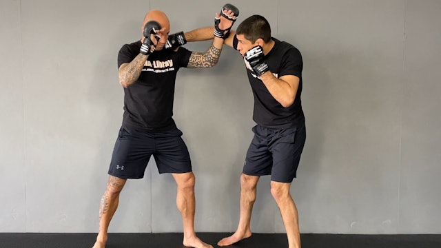 Drill for Underhook Offense Entry With Punches 2 