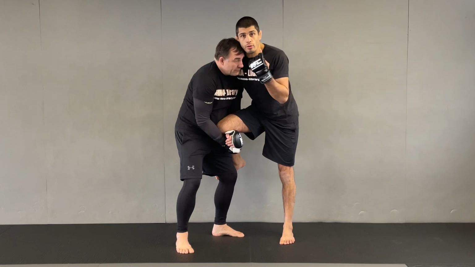 APPLICATION FOR SINGLE LEG HEAD INSIDE SPARRING DEFENSE