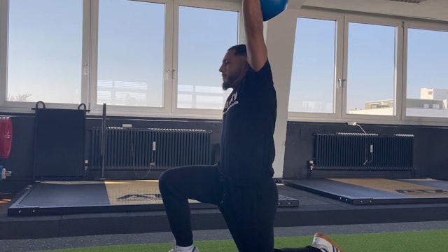 KNEELING KETTLEBELL PRESS