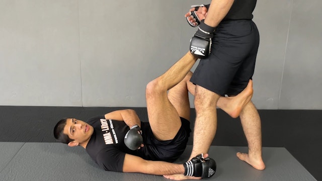 Drill for Open Guard Bottom Tripod Sweep 