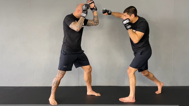 Drill for Bodylock Offense Entry With Punches 2 