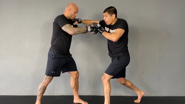Drill for Underhook Offense Entry With Punches 1 