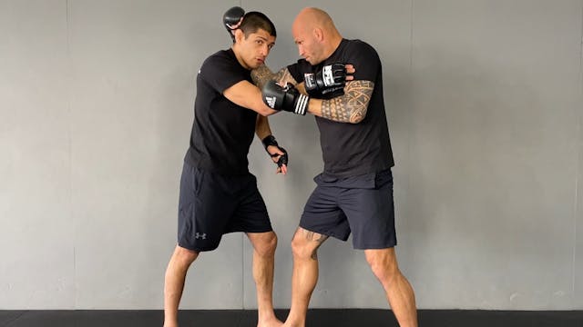 Drill for Thai Clinch Entry With Punches