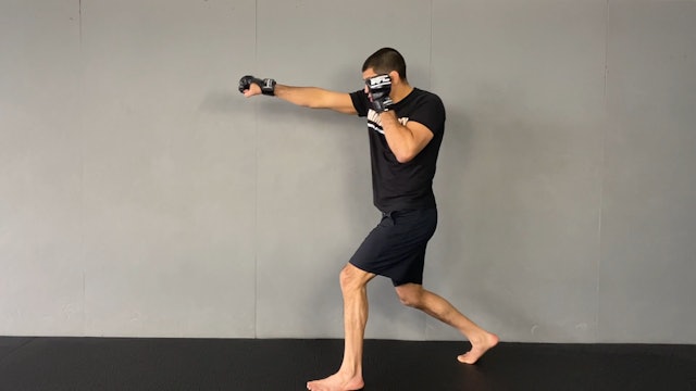 Drill for Basic Diagonal Step In Jab&Powerhand