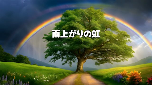 雨上がりの虹 - Rainbow After the Rain