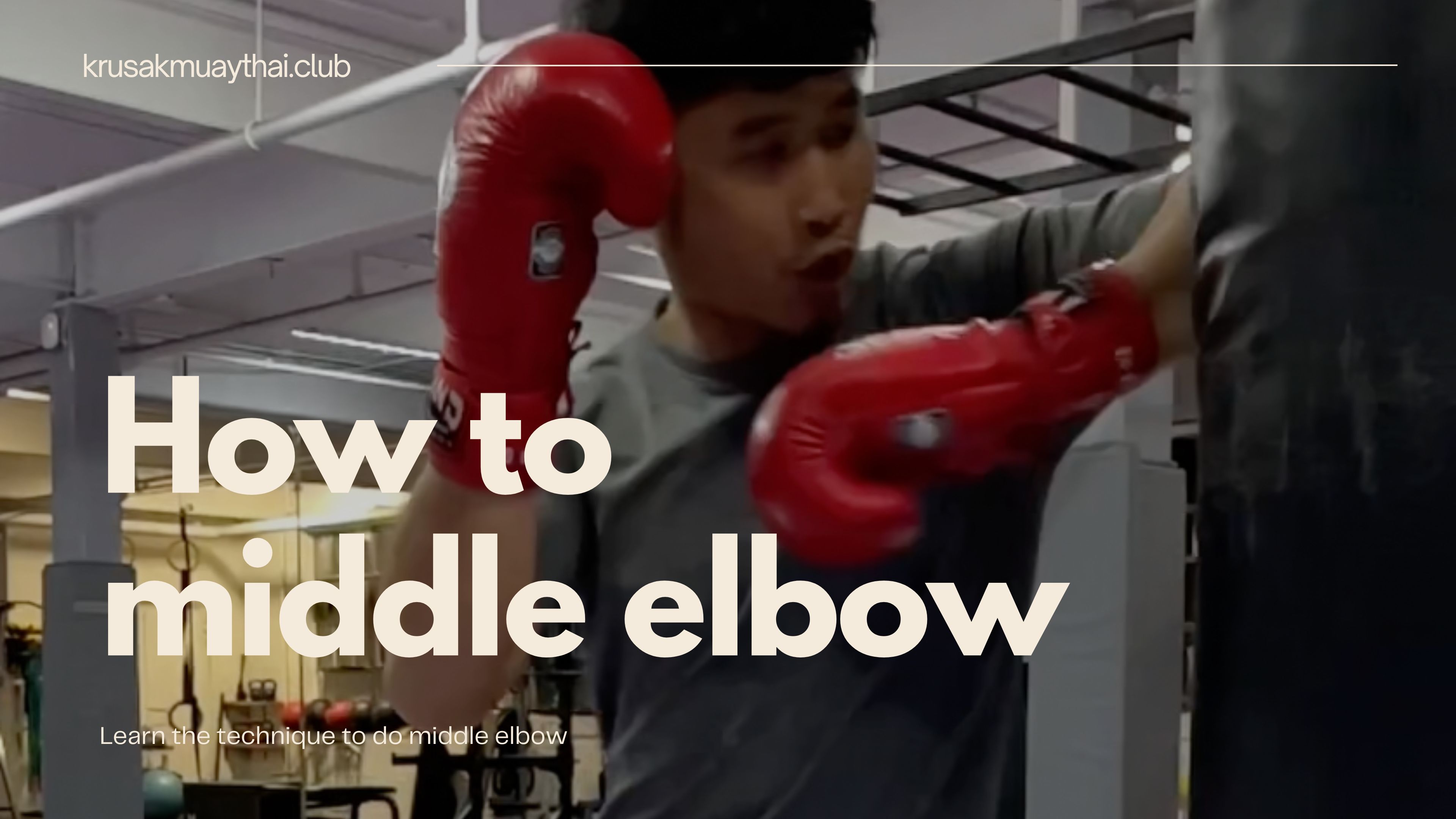 How to middle elbow