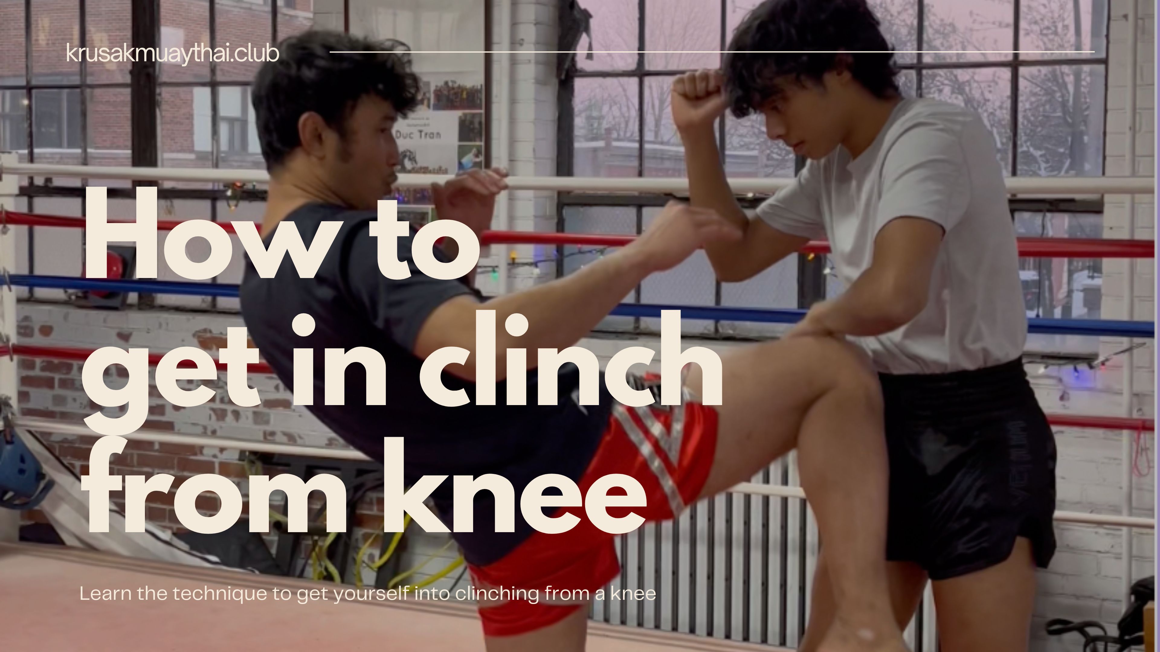 How to get in clinch from knee