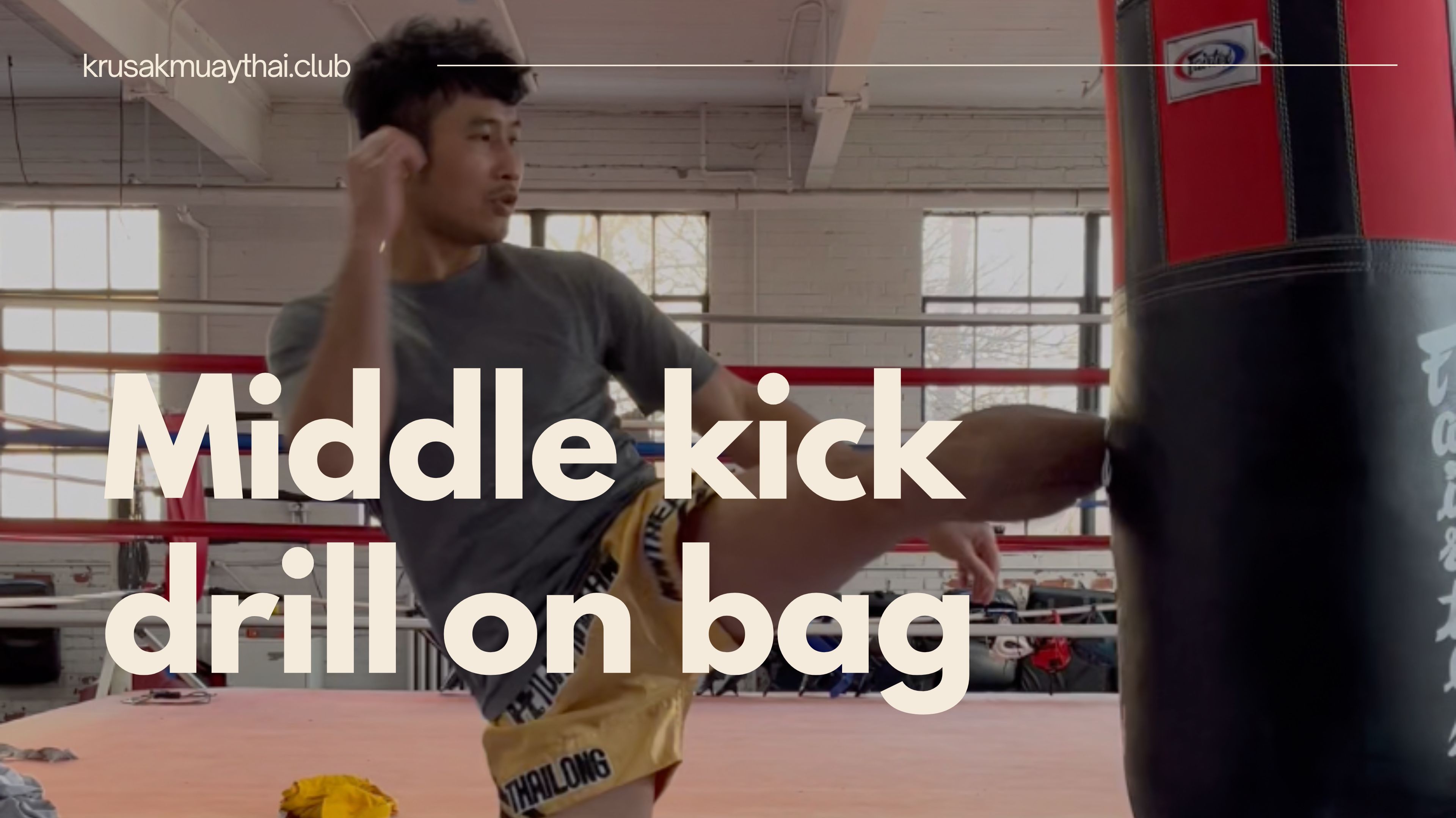 Middle Kick Drill