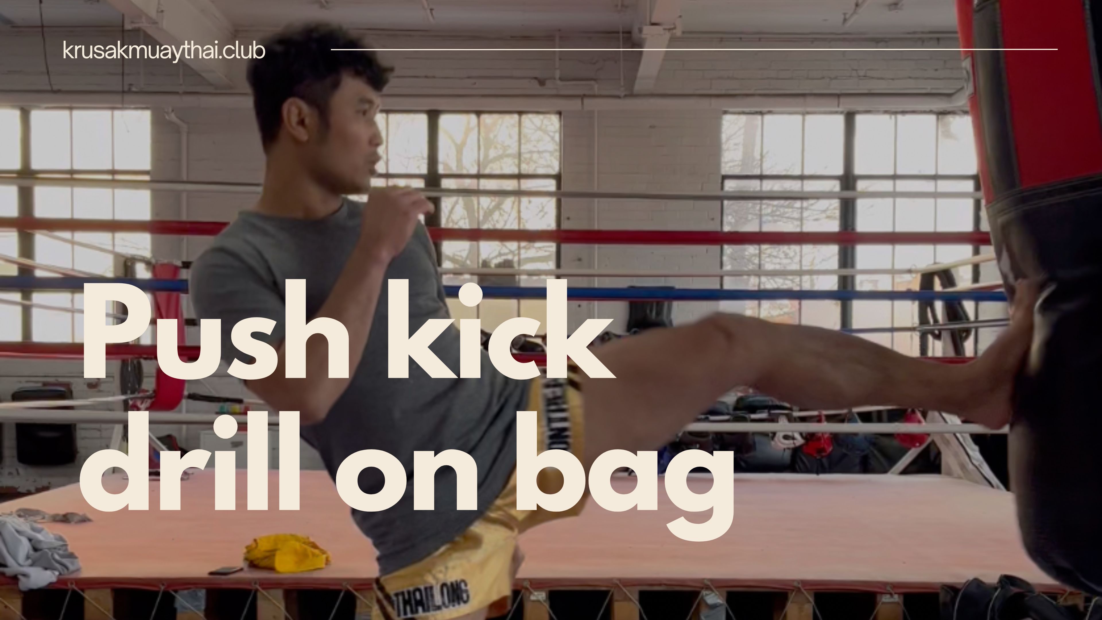 Push Kick Drill