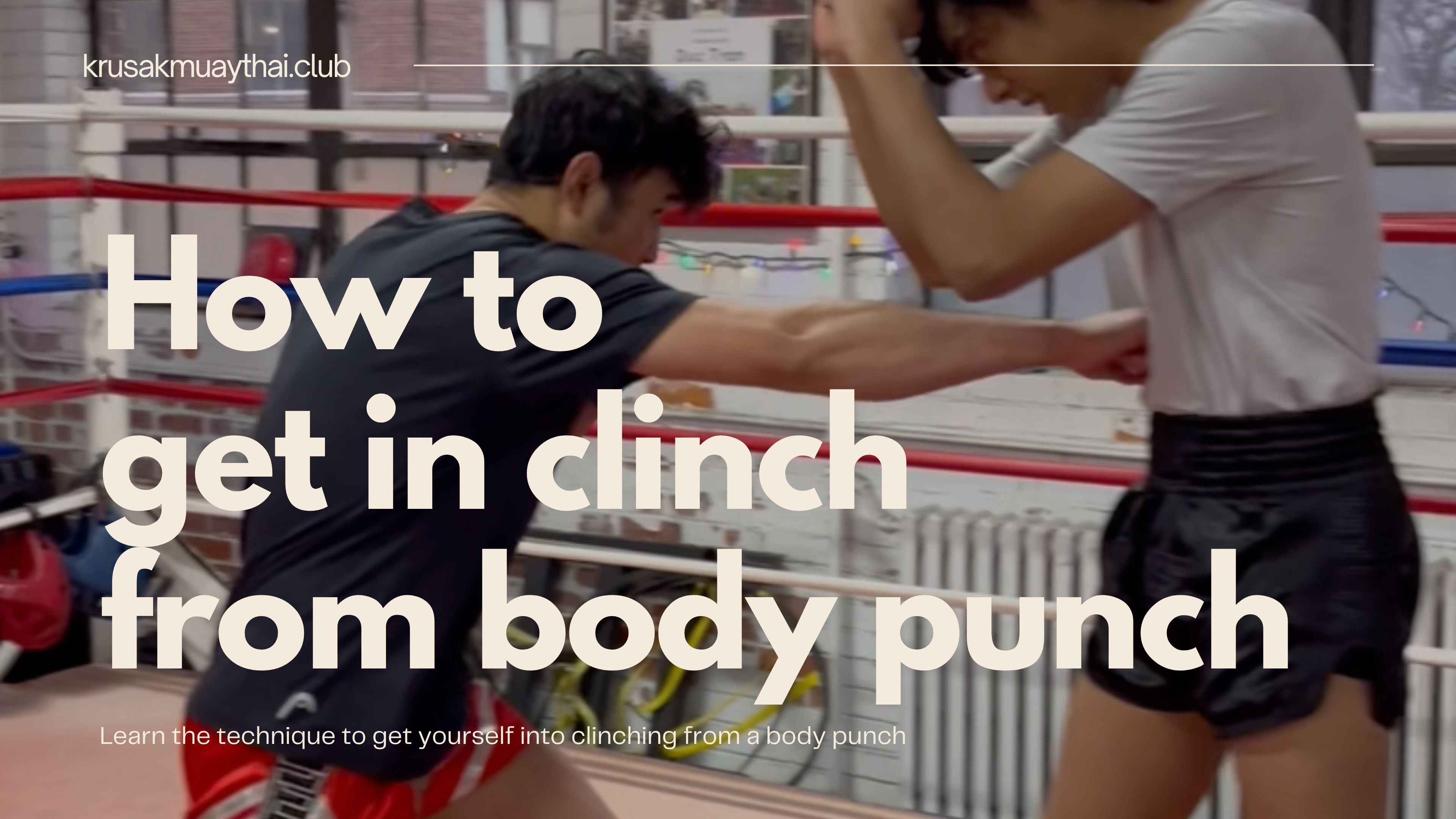 How to get in clinch from body punch