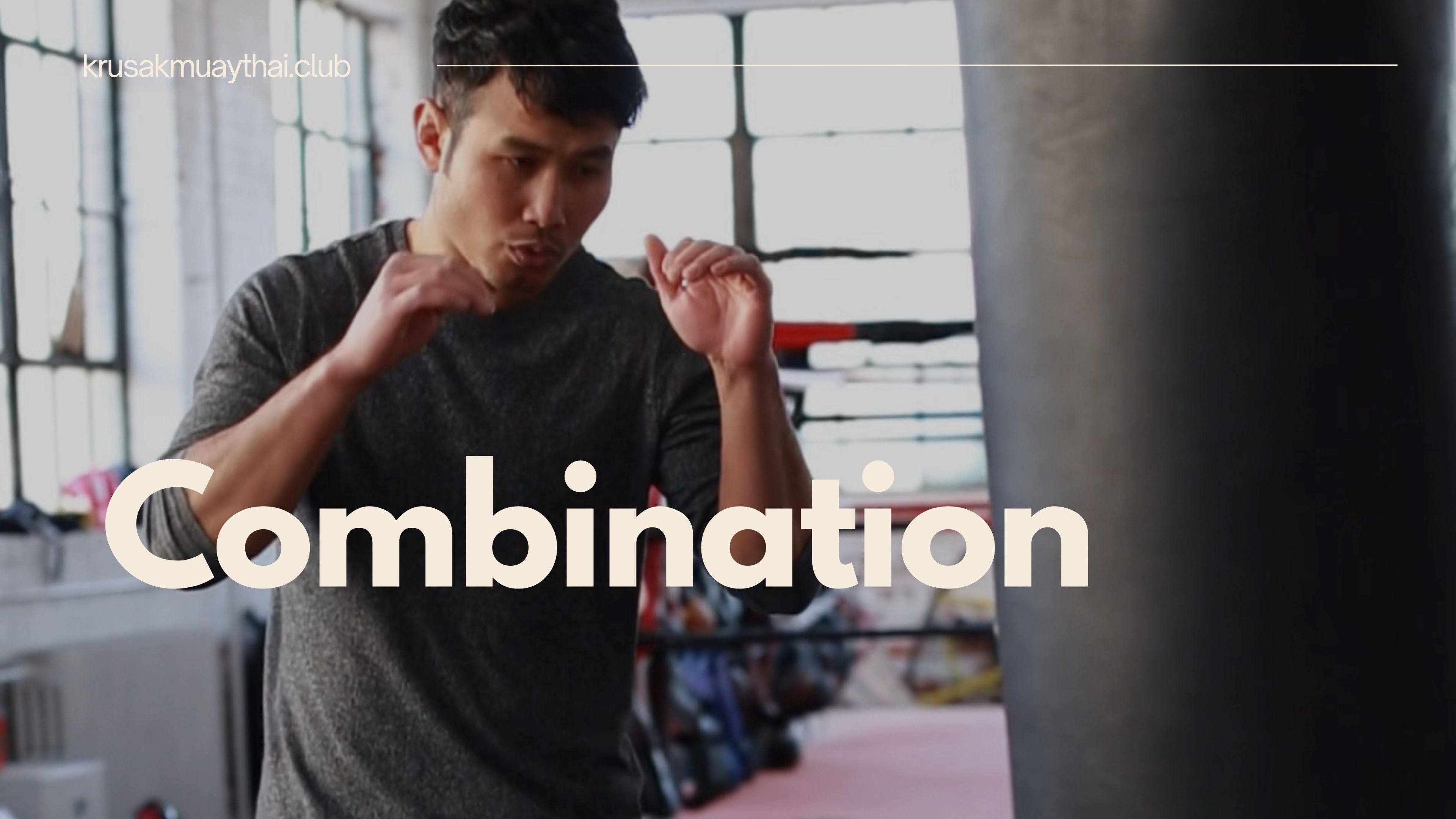 Jab + fake + right knee + right elbow 