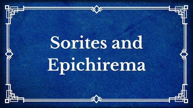 16. Sorites and Epichirema