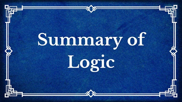 18. Summary of Logic