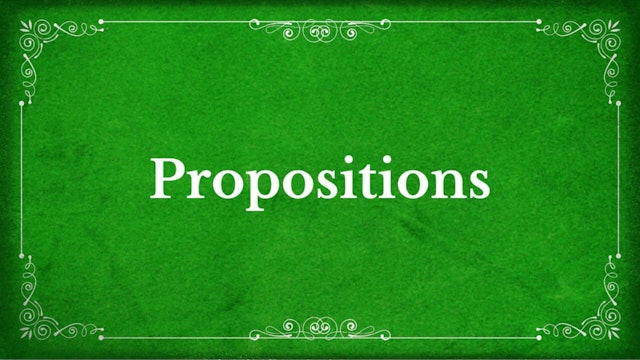 8. Propositions