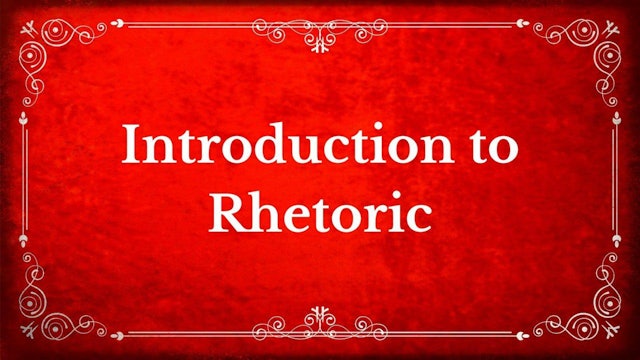 19. Rhetoric Introduction