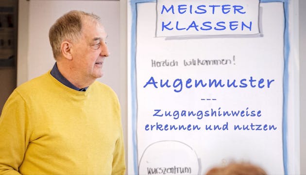 Arbeit über Augen-Zugangsmuster