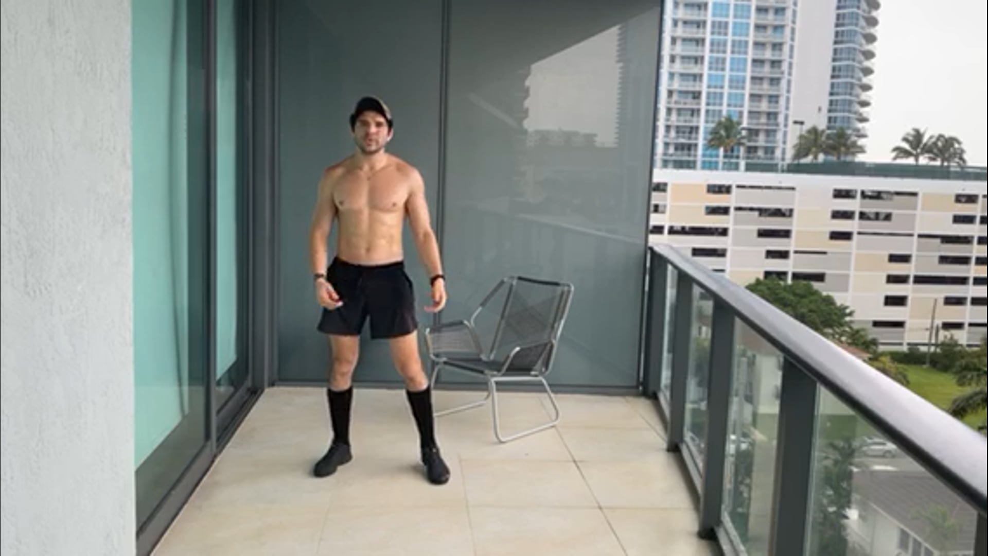 Full Body Circuit with Chair (English, Spanish)