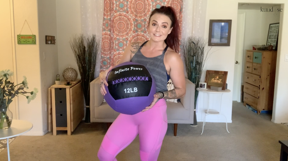 13 Minute Wall Ball Full Body Workout