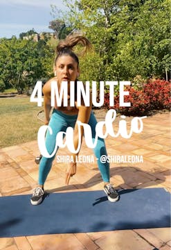 4 Minute Cardio Workout