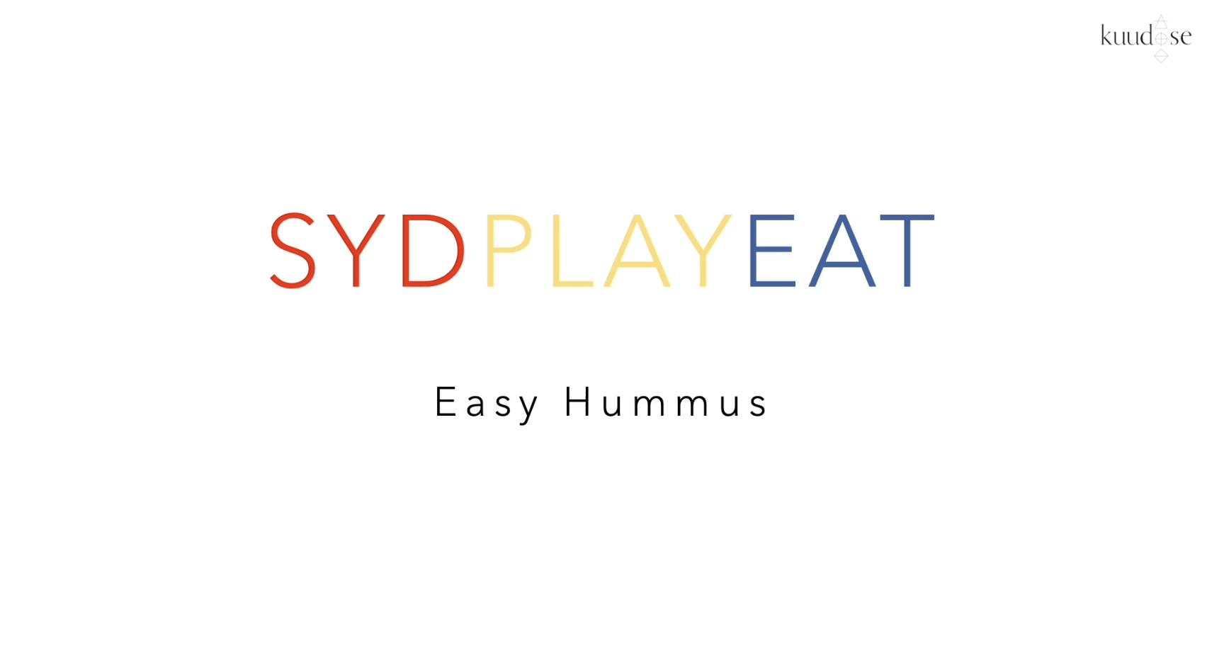 Easy Hummus