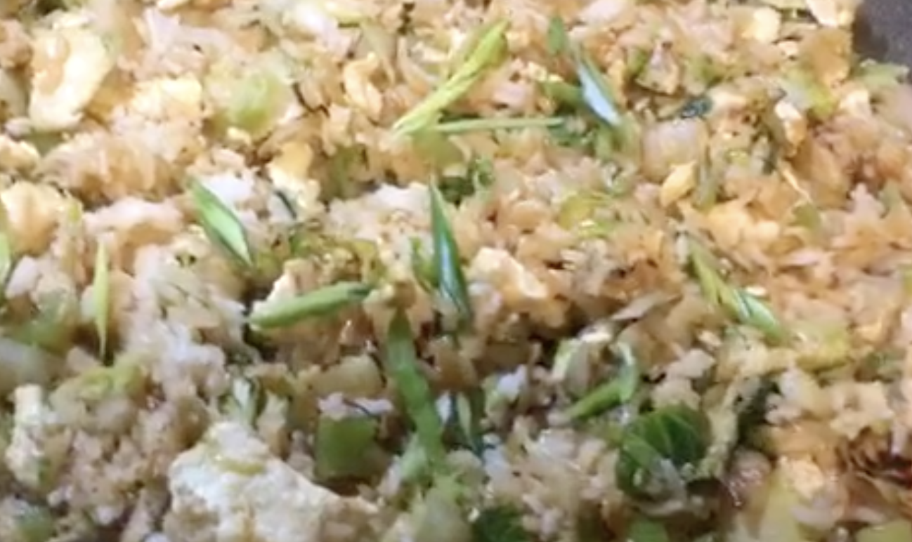Green Veggie Fried Rice