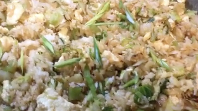Green Veggie Fried Rice