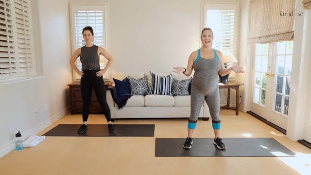 15 Minute Prenatal Cardio Workout (No...