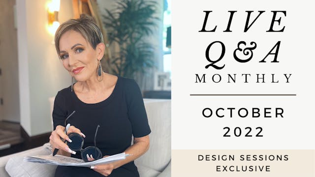 October 2022 Live Q&A with Rebecca