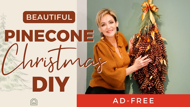 Beautiful DIY Pinecone Christmas Decor