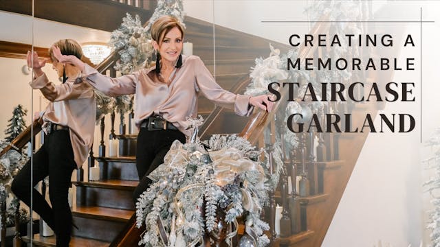 Creating Memorable Staircase Garland