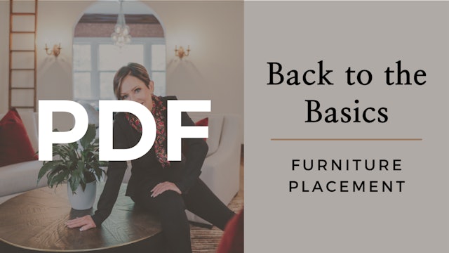 PDF | Back to the Basics - Furniture Placement