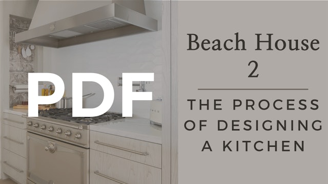 PDF | Beach House 2 - Designing a Kitchen