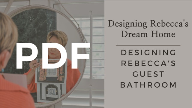 PDF | Compromise: Designing Rebecca's Guest Bathroom