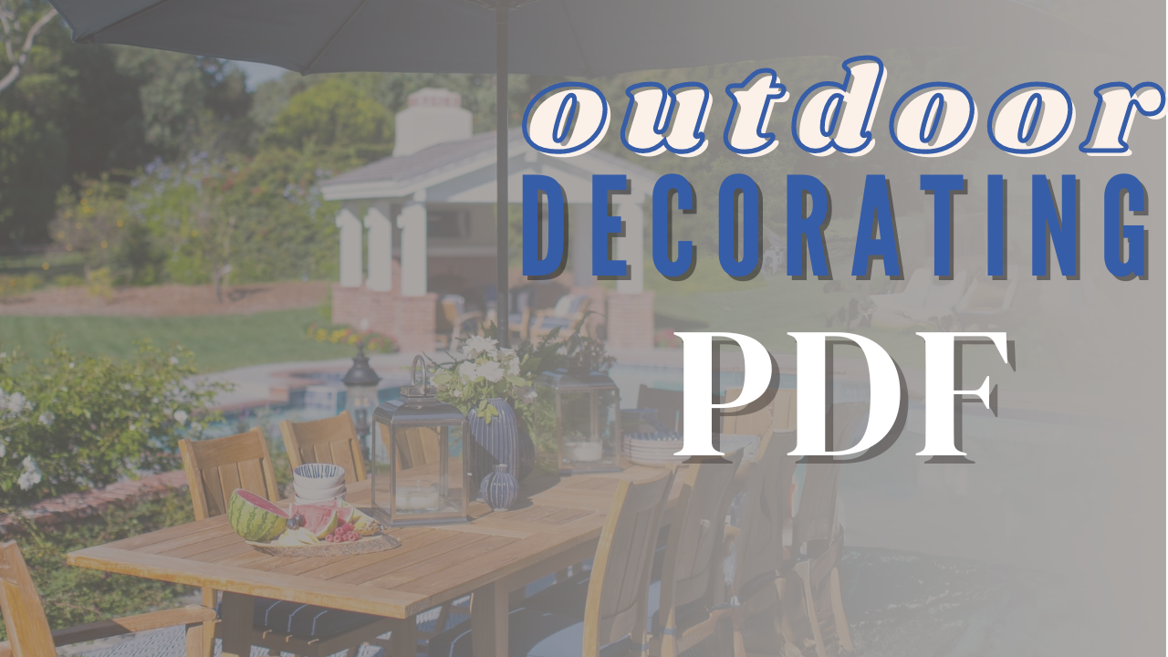 PDF | Outdoor Decorating Tips