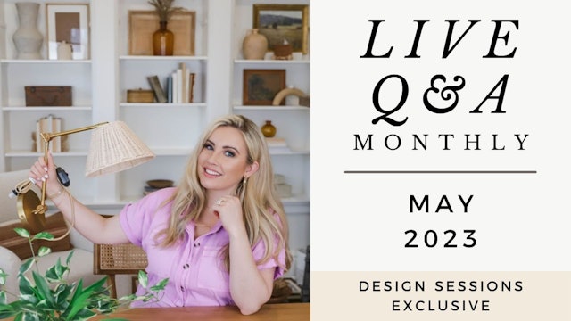 May 2023 Live Q&A with Sharrah