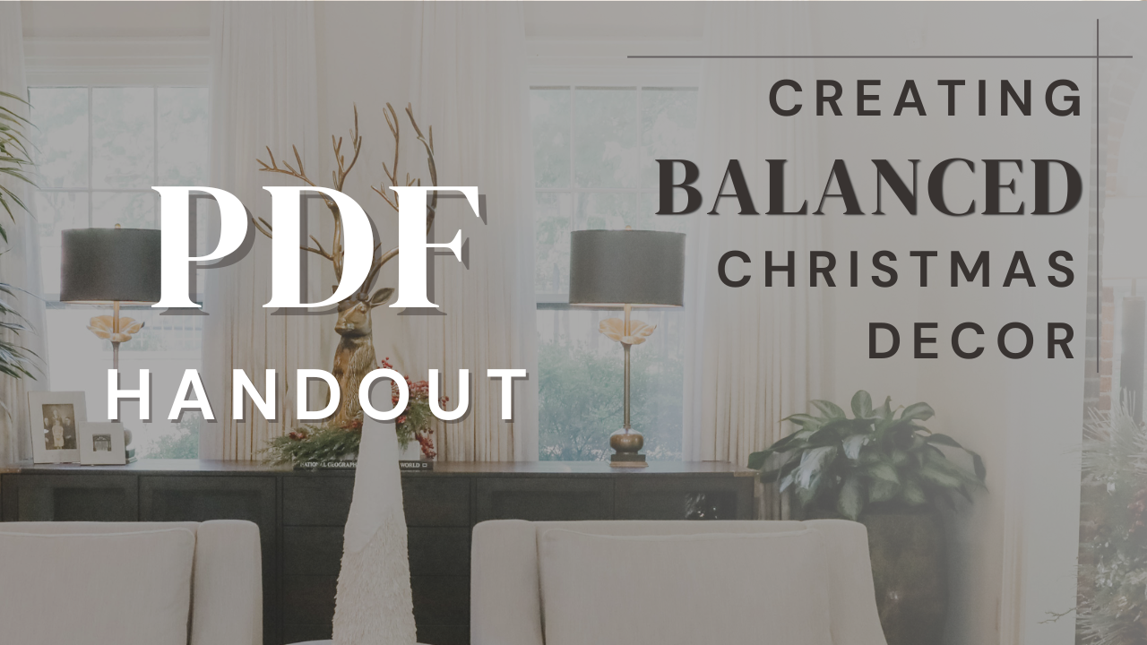 PDF | Creating Balanced Decor 