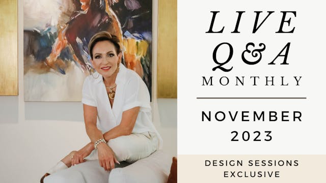 November 2023 Live Q&A with Rebecca