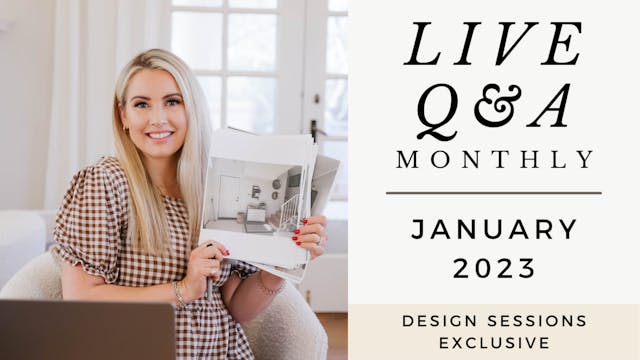 January 2023 Live Q&A with Sharrah