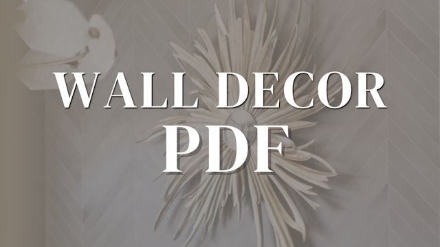 PDF | Wall Decor 