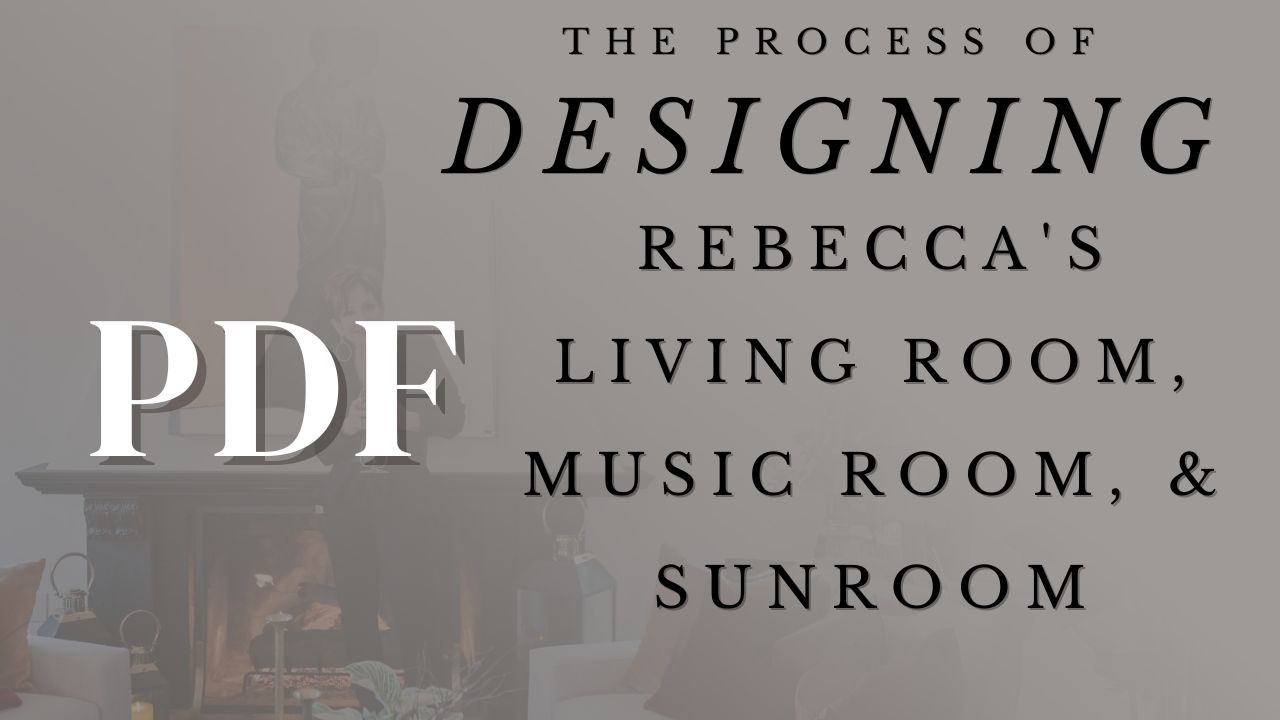 PDF | Designing Rebecca's Living, Music, & Sun Rooms