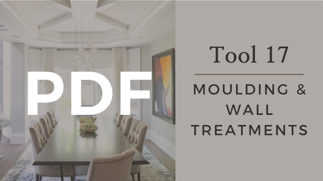 PDF | Tool 17 - Moulding & Wall Treatments