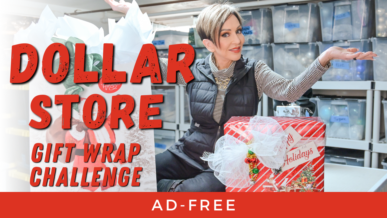 Dollar Tree Gift Wrap Challenge | Christmas 2023