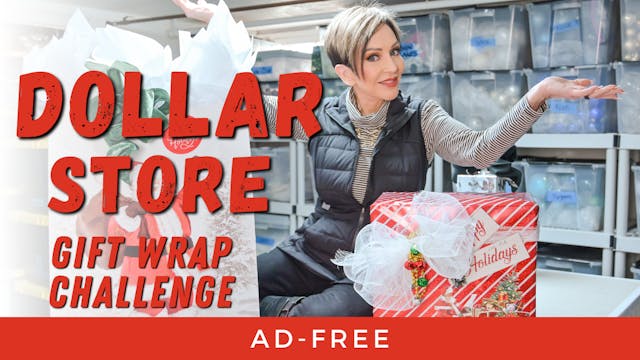 Dollar Tree Gift Wrap Challenge | Chr...