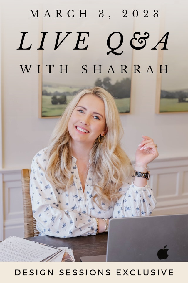 March 2023 Live Q&A with Sharrah