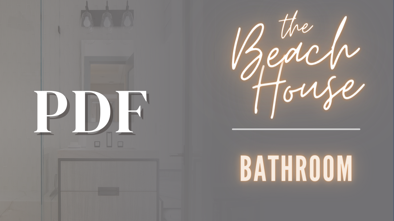 PDF | Beach House 5 - Designing a Bathroom