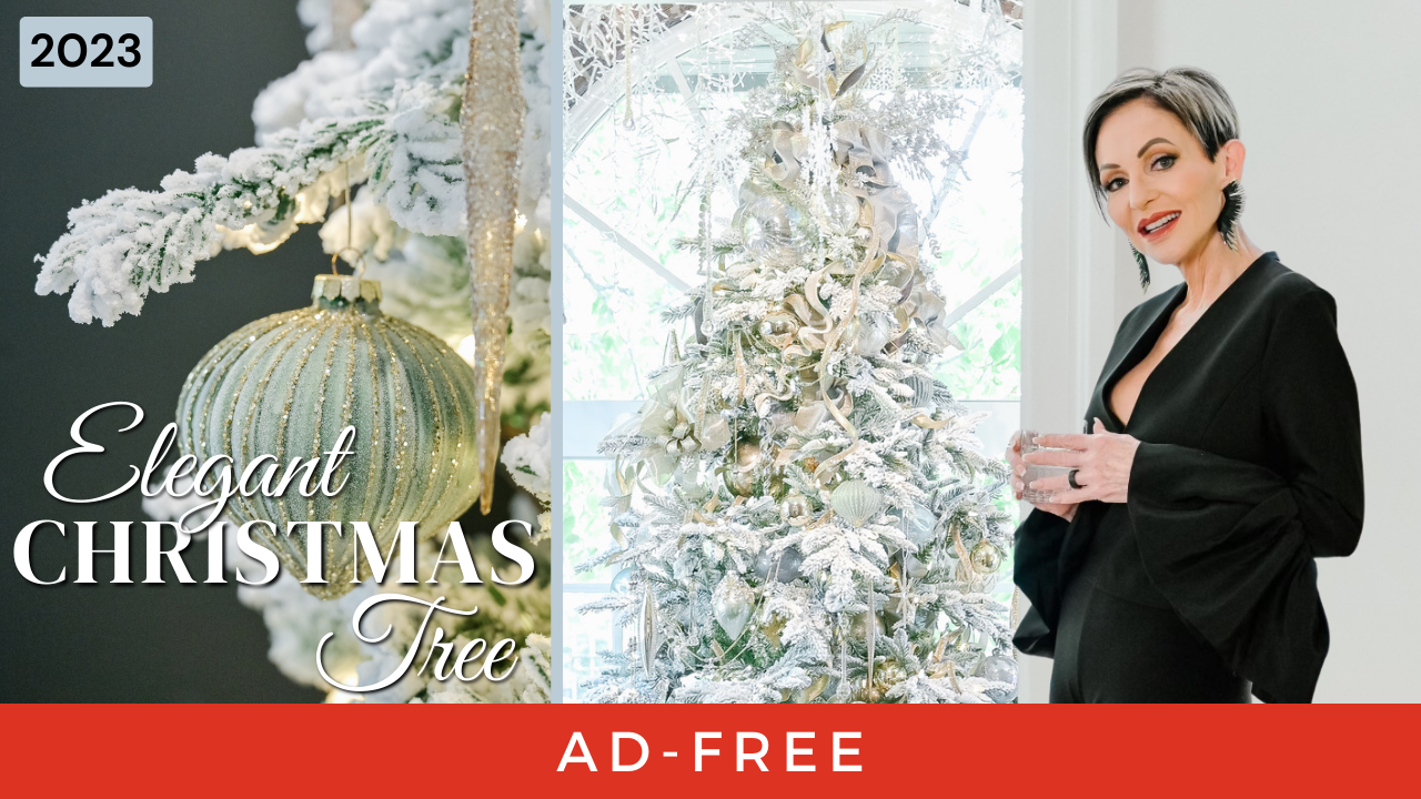 How to Decorate  a Glamorous Christmas Tree #decoratewithme #christmas2023